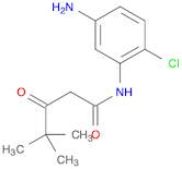Pentanamide, N-(5-amino-2-chlorophenyl)-4,4-dimethyl-3-oxo-