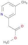 Methyl 2-(4-methylpyridin-2-yl)acetate