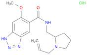 1H-Benzotriazole-5-carboxamide,6-methoxy-N-[[1-(2-propenyl)-2-pyrrolidinyl]methyl]-, monohydrochloride
