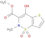 2H-Thieno[2,3-e]-1,2-thiazine-3-carboxylic acid, 4-hydroxy-2-methyl-,methyl ester, 1,1-dioxide