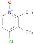 Pyridine, 4-chloro-2,3-dimethyl-, 1-oxide