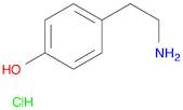Phenol, 4-(2-aminoethyl)-, hydrochloride
