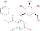 1-Propanone,1-[2-(b-D-glucopyranosyloxy)-4,6-dihydroxyphenyl]-3-(4-hydroxyphenyl)-