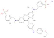 Benzenemethanaminium,N-[4-[[4-[(4-ethoxyphenyl)amino]phenyl][4-[ethyl[(3-sulfophenyl)methyl]amino]-2-methylphenyl]methylene]-3-methyl-2,5-cyclohexadien-1-ylidene]-N-ethyl-3-sulfo-, inner salt, monosodium salt