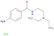 Benzamide, 4-amino-N-[2-(diethylamino)ethyl]-, monohydrochloride