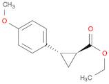 Cyclopropanecarboxylic acid, 2-(4-methoxyphenyl)-, ethyl ester,(1R,2R)-rel-