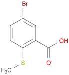 Benzoic acid, 5-bromo-2-(methylthio)-