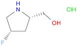 2-Pyrrolidinemethanol, 4-fluoro-, hydrochloride, (2S,4S)-
