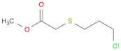 Acetic acid, [(3-chloropropyl)thio]-, methyl ester