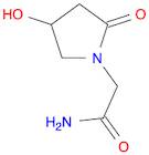 1-Pyrrolidineacetamide, 4-hydroxy-2-oxo-