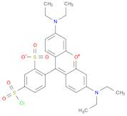 Xanthylium, 9-[4-(chlorosulfonyl)-2-sulfophenyl]-3,6-bis(diethylamino)-,inner salt