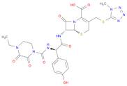5-Thia-1-azabicyclo[4.2.0]oct-2-ene-2-carboxylic acid,7-[[(2R)-[[(4-ethyl-2,3-dioxo-1-piperazinyl)carbonyl]amino](4-hydroxyphenyl)acetyl]amino]-3-[[(1-methyl-1H-tetrazol-5-yl)thio]methyl]-8-oxo-,(6R,7R)-