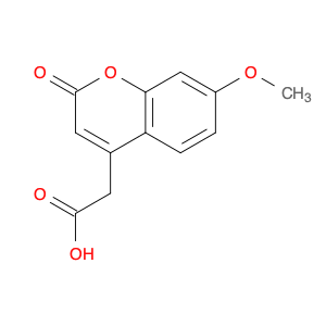 2H-1-Benzopyran-4-acetic acid, 7-methoxy-2-oxo-