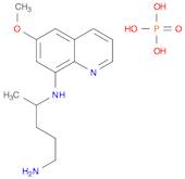 1,4-Pentanediamine, N4-(6-methoxy-8-quinolinyl)-, phosphate (1:2)