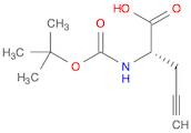 4-Pentynoic acid, 2-[[(1,1-dimethylethoxy)carbonyl]amino]-, (2S)-