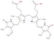 21H-Biline-8,12-dipropanoic acid,2,17-diethenyl-1,10,19,22,23,24-hexahydro-3,7,13,18-tetramethyl-1,19-dioxo-