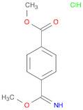 Benzoic acid, 4-(iminomethoxymethyl)-, methyl ester, hydrochloride