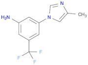 Benzenamine, 3-(4-methyl-1H-imidazol-1-yl)-5-(trifluoromethyl)-