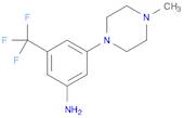 Benzenamine, 3-(4-methyl-1-piperazinyl)-5-(trifluoromethyl)-