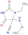 4-Imidazolidinecarbonitrile, 3-ethyl-4-(methoxyamino)-2,5-dioxo-