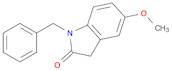 2H-Indol-2-one, 1,3-dihydro-5-methoxy-1-(phenylmethyl)-