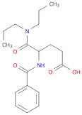 Pentanoic acid, 4-(benzoylamino)-5-(dipropylamino)-5-oxo-