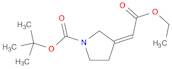 1-Pyrrolidinecarboxylic acid, 3-(2-ethoxy-2-oxoethylidene)-,1,1-dimethylethyl ester
