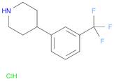 Piperidine, 4-[3-(trifluoromethyl)phenyl]-, hydrochloride