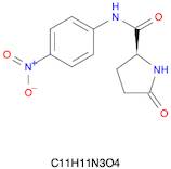2-Pyrrolidinecarboxamide, N-(4-nitrophenyl)-5-oxo-, (2S)-
