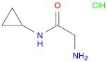 Acetamide, 2-amino-N-cyclopropyl-, monohydrochloride