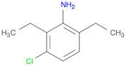 Benzenamine, 3-chloro-2,6-diethyl-