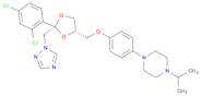 Piperazine,1-[4-[[(2R,4S)-2-(2,4-dichlorophenyl)-2-(1H-1,2,4-triazol-1-ylmethyl)-1,3-dioxolan-4-yl]methoxy]phenyl]-4-(1-methylethyl)-, rel-