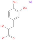 Benzenepropanoic acid, a,3,4-trihydroxy-, monosodium salt