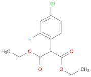 Propanedioic acid, (4-chloro-2-fluorophenyl)-, diethyl ester