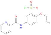 2-ethoxy-5-(pyridine-2-carbonylamino)benzenesulfonyl chloride