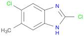 1H-Benzimidazole, 2,5-dichloro-6-methyl-