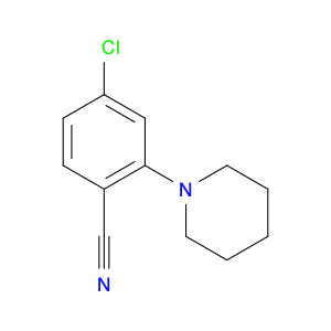 Benzonitrile, 4-chloro-2-(1-piperidinyl)-