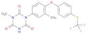 1-methyl-3-[3-methyl-4-[4-(trifluoromethylsulfanyl)phenoxy]phenyl]-1,3,5-triazinane-2,4,6-trione