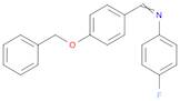 Benzenamine, 4-fluoro-N-[[4-(phenylmethoxy)phenyl]methylene]-