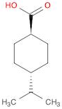 Cyclohexanecarboxylic acid, 4-(1-methylethyl)-, trans-