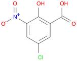 Benzoic acid, 5-chloro-2-hydroxy-3-nitro-