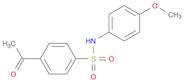 4-Acetyl-n-(4-methoxy-phenyl)-benzenesulfonamide