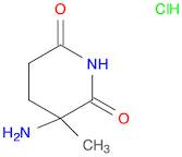 2,6-Piperidinedione, 3-amino-3-methyl-, monohydrochloride