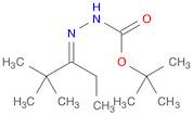 Hydrazinecarboxylic acid, (1-ethyl-2,2-dimethylpropylidene)-,1,1-dimethylethyl ester