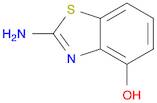 4-Benzothiazolol, 2-amino-