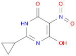 4(1H)-Pyrimidinone, 2-cyclopropyl-6-hydroxy-5-nitro-