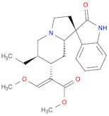 Spiro[3H-indole-3,1'(5'H)-indolizine]-7'-acetic acid,6'-ethyl-1,2,2',3',6',7',8',8'a-octahydro-a-(methoxymethylene)-2-oxo-,methyl ester, (aE,1'R,6'R,7'S,8'aS)-