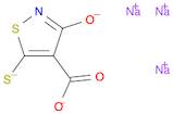 4-Isothiazolecarboxylic acid, 2,3-dihydro-5-mercapto-3-oxo-, trisodiumsalt