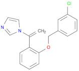 1H-Imidazole, 1-[1-[2-[(3-chlorophenyl)methoxy]phenyl]ethenyl]-