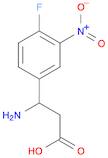 3-amino-3-(4-fluoro-3-nitrophenyl)propanoic acid